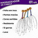 Massageador Manual de Cabeça com 12 Pontas PickMeDeals
