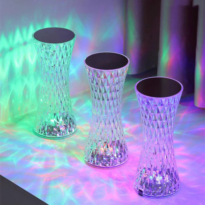 Candeeiro LED Táctil Recarrregável com Efeitos Espaciais PickMeDeals