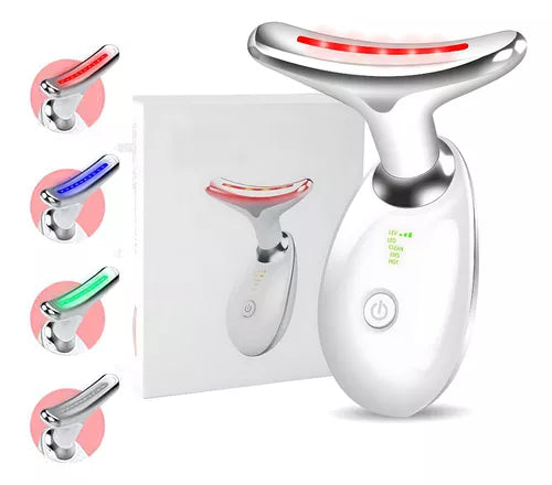 Massajador Facial 3 em 1 com Tecnologia de LED, Vibração e Lifting PickMeDeals