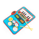 Tapete Musical Infantil 2 em 1 com Teclado e Bateria PickMeDeals