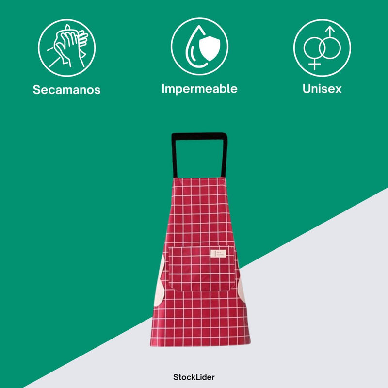 Avental Impermeavel Unissexo com Bolsos PickMeDeals