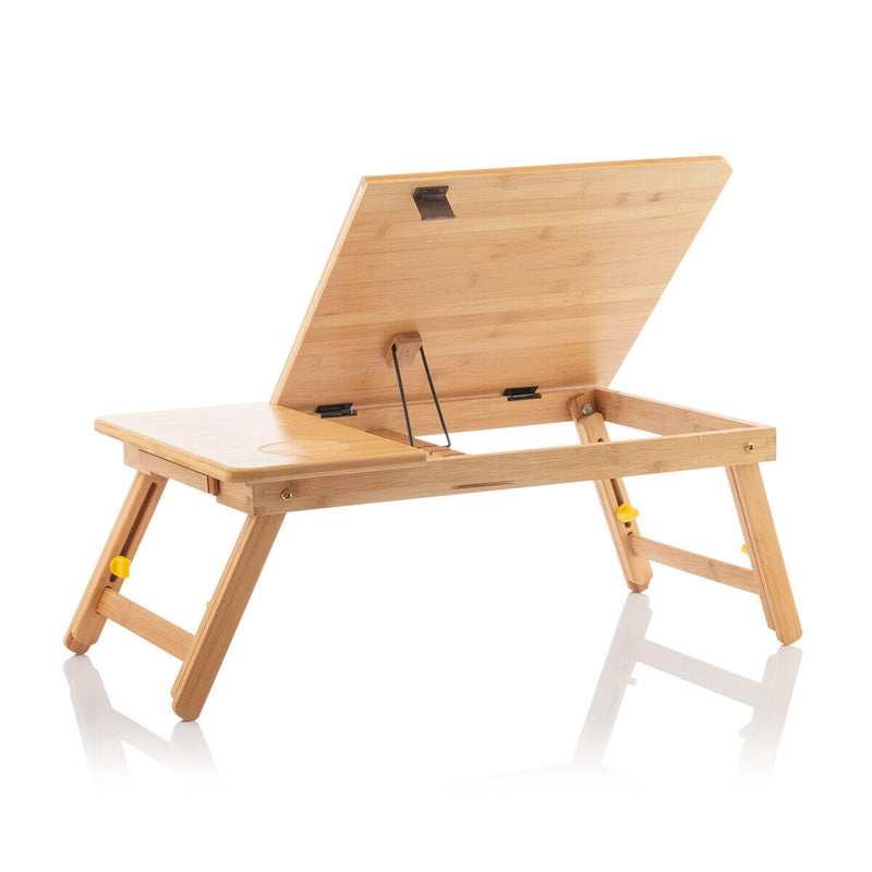 Mesa Auxiliar Dobrável de Bambu Lapwood PickMeDeals