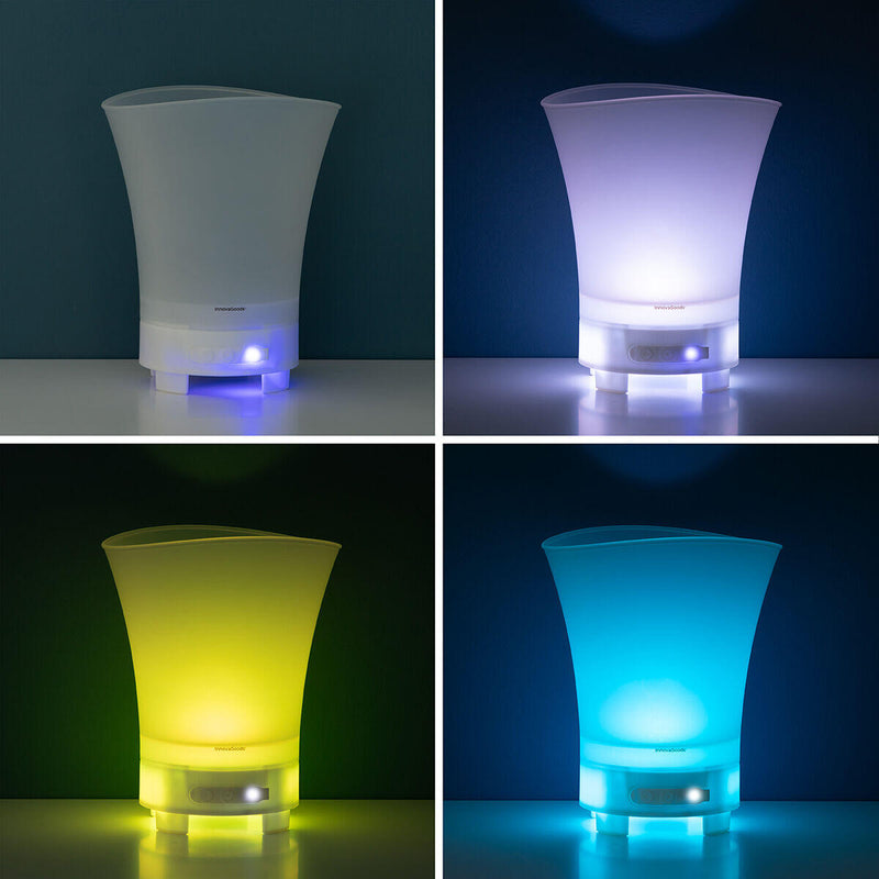 Balde para Gelo com Luz LED e Altifalante Bluetooth 3 em 1 PickMeDeals