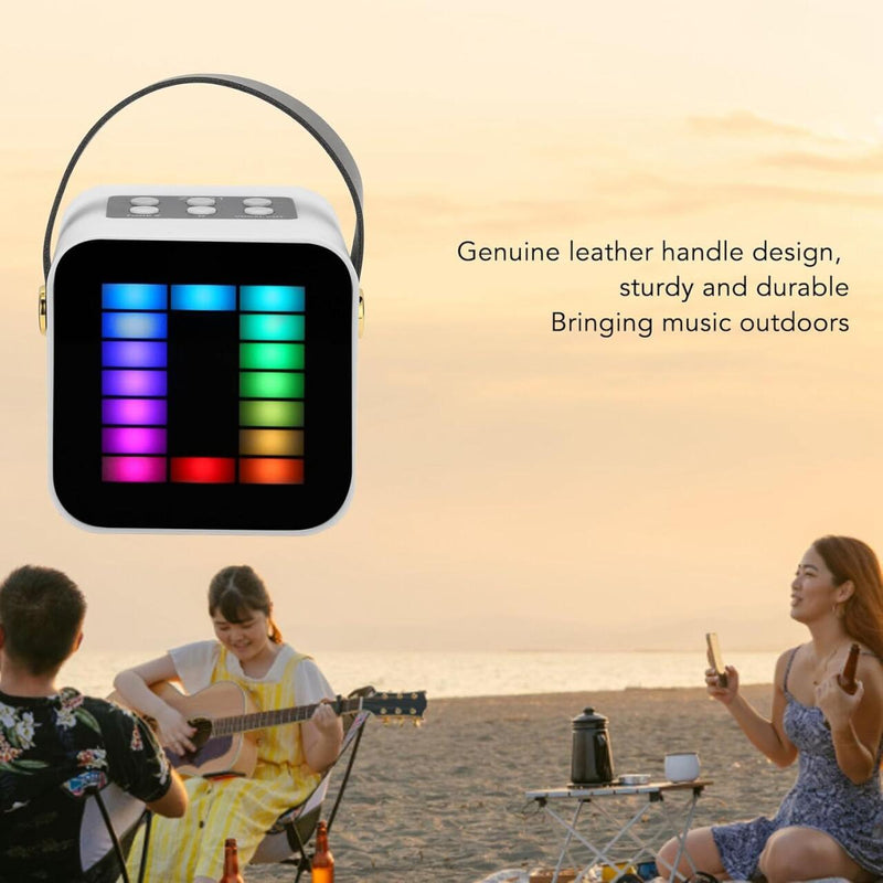 Mini Microfone com Altifalante Bluetooth e Luz RGB PickMeDeals