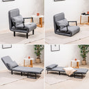 Sofá Cama Individual 4 em 1 Reclinável com Almofada PickMeDeals