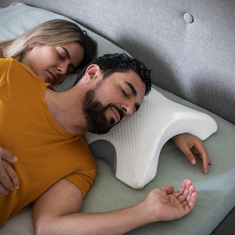 Almofada Cervical Viscoelástica Curvada – PickMeDeals