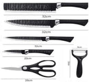 Conjunto de Facas Profissionais com 6 Peças PickMeDeals