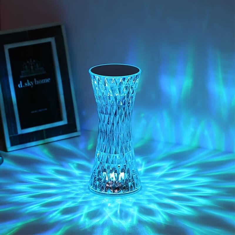 Candeeiro LED Táctil Recarrregável com Efeitos Espaciais PickMeDeals
