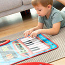 Tapete Musical Infantil 2 em 1 com Teclado e Bateria PickMeDeals