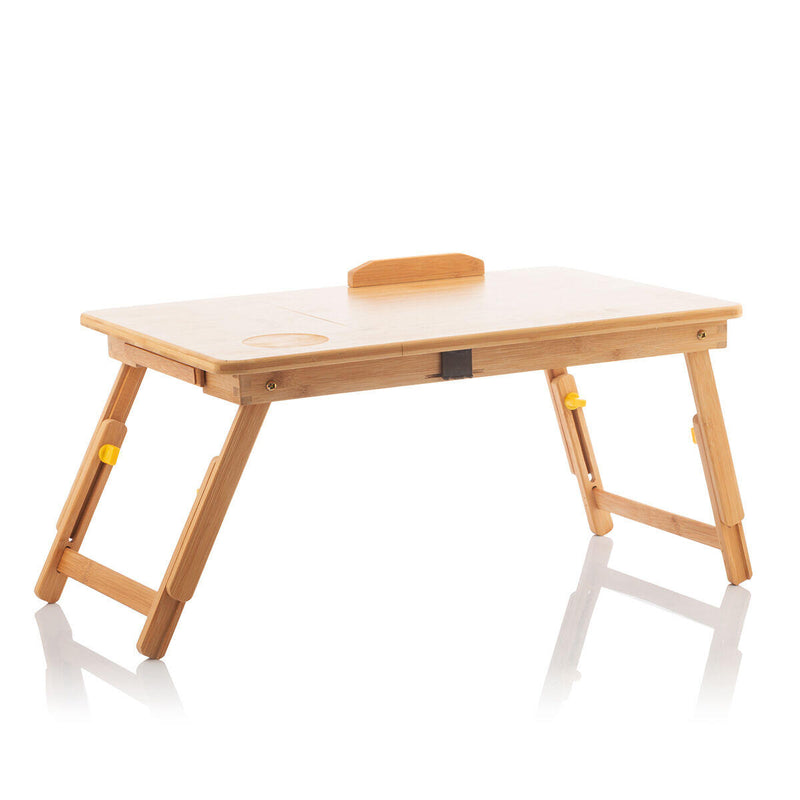 Mesa Auxiliar Dobrável de Bambu Lapwood PickMeDeals