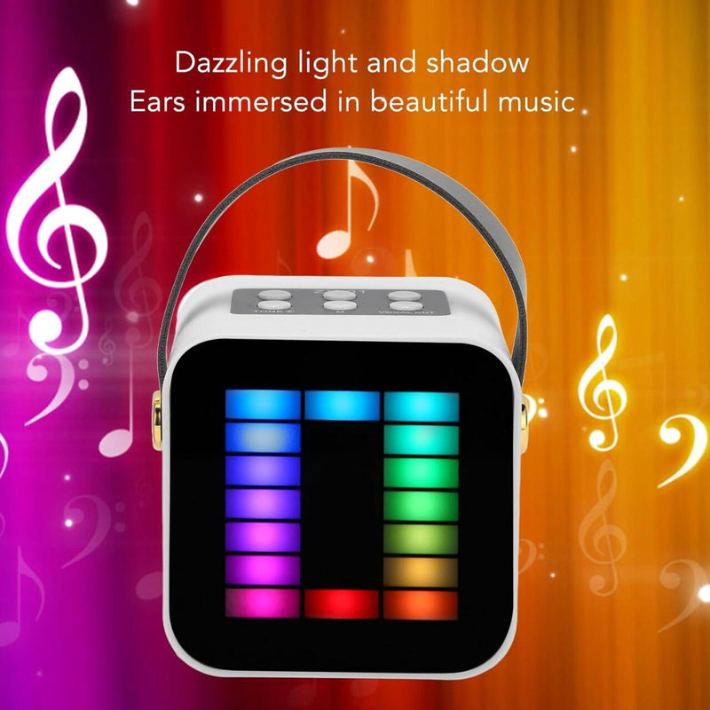 Mini Microfone com Altifalante Bluetooth e Luz RGB PickMeDeals