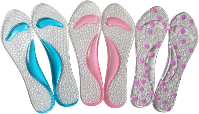 Palmilhas de Massagem em Gel com Suporte para Arco e Metatarso PickMeDeals