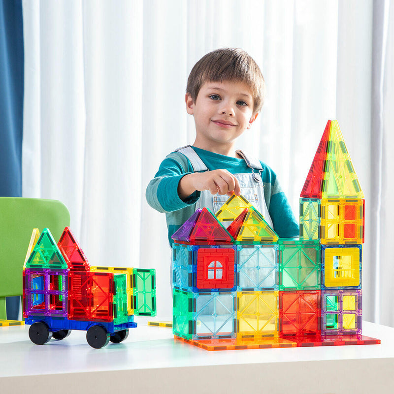 Blocos Magnéticos de Construção 3D – Infantil
