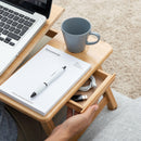 Mesa Auxiliar Dobrável de Bambu Lapwood PickMeDeals