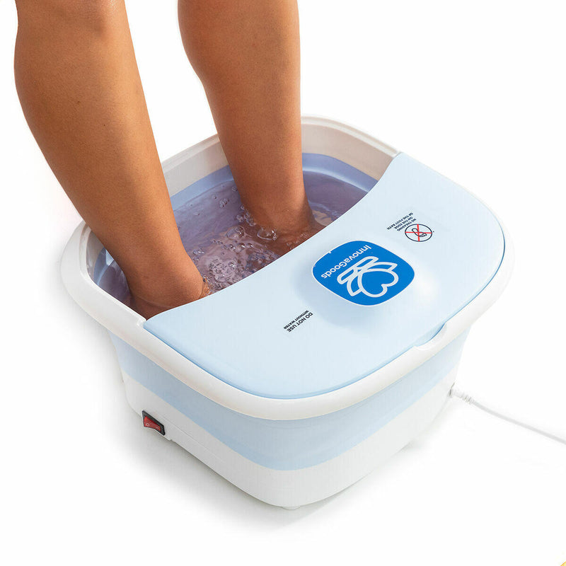 Spa Plegável para Pés com Hidromassagem e Rodilhos PickMeDeals