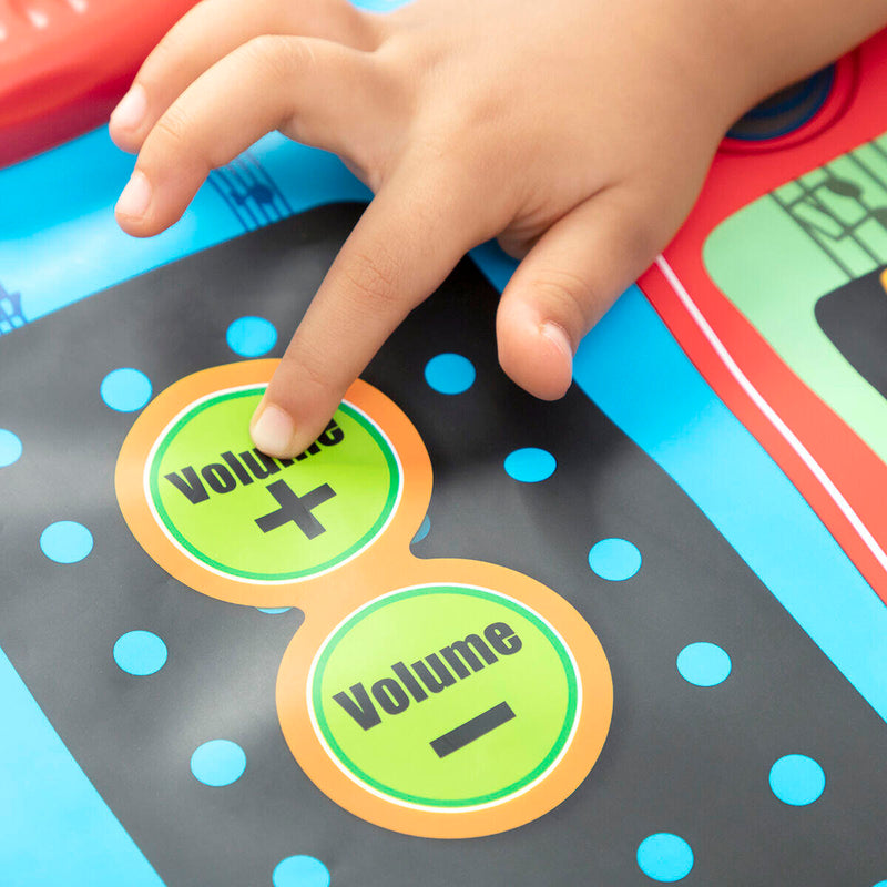 Tapete Musical Infantil 2 em 1 com Teclado e Bateria PickMeDeals