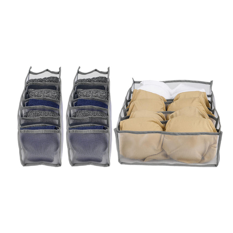 Conjunto de 3 Organizadores de Roupa Interior PickMeDeals