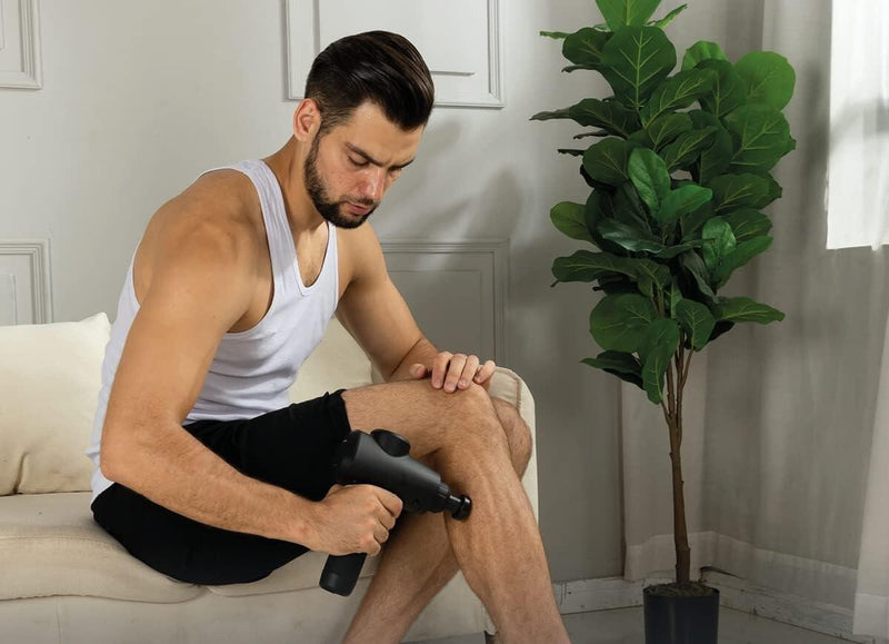 Pistola de Massagem Muscular com 4 Cabeças Intercambiáveis PickMeDeals
