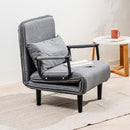 Sofá Cama Individual 4 em 1 Reclinável com Almofada PickMeDeals