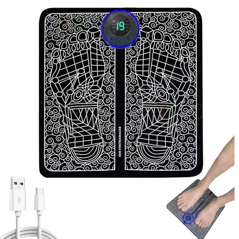 Massajador Digital Portátil para Pés com Ecrã e Controlo Remoto PickMeDeals