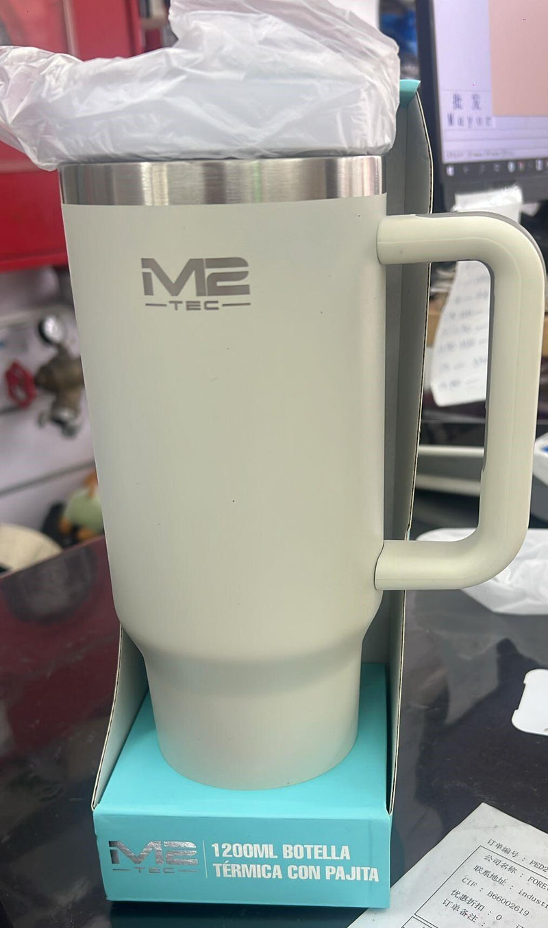 Garrafa Térmica com Palhinha PickMeDeals