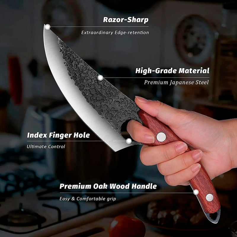 Faca Japonesa de Chef Martelada PickMeDeals com Estojo
