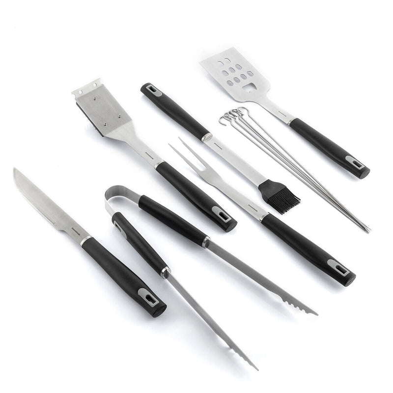Kit Completo para Barbecue com Mala de Transporte 12 Peças PickMeDeals