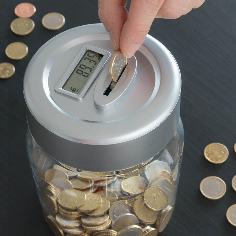 Mealheiro Digital com Contador para Euros PickMeDeals