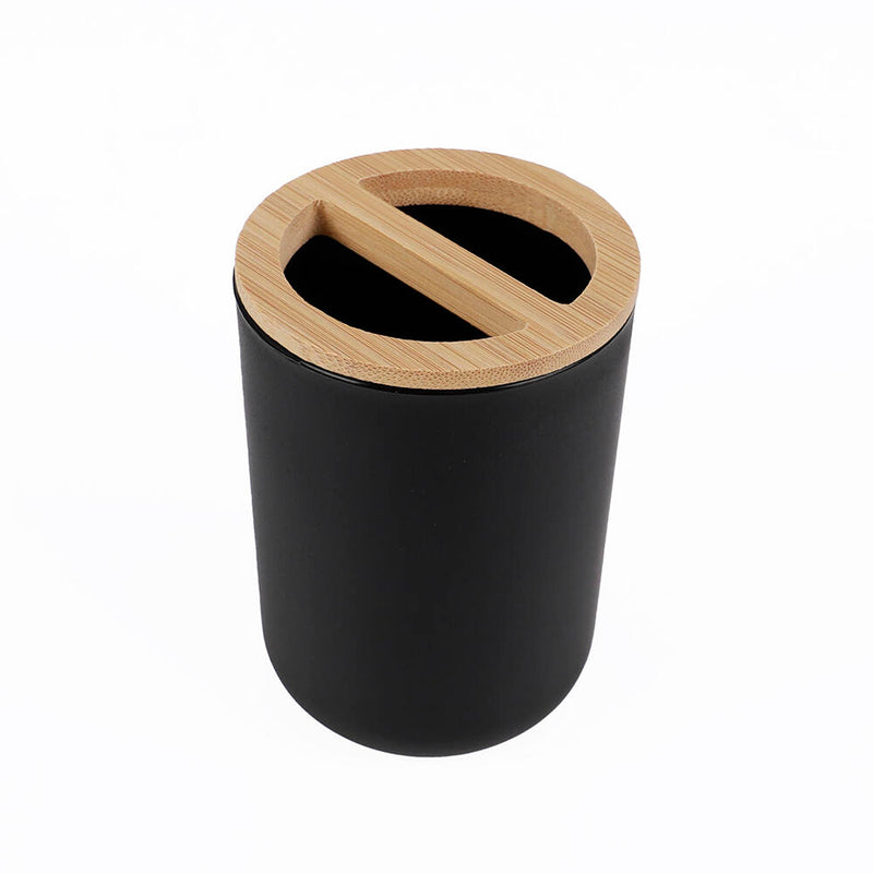 Conjunto de Acessórios para Casa de Banho em Plástico e Bambu PickMeDeals