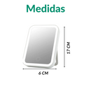 Espelho LED com Ecrã Tátil para Maquilhagem PickMeDeals