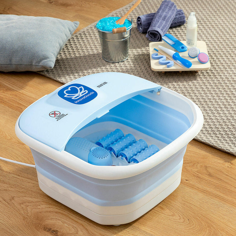 Spa Plegável para Pés com Hidromassagem e Rodilhos PickMeDeals