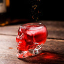 Conjunto de 3 Copos de Vidro em Forma de Caveira 80ml PickMeDeals