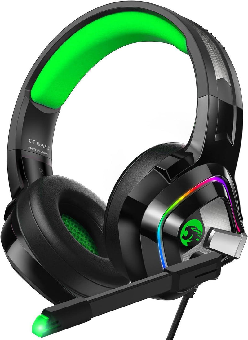Auscultadores Gaming A66 com Luz RGB PickMeDeals