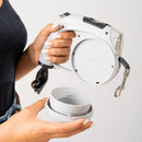 Trela Retrátil 6 em 1 PickMeDeals – Comida, Água, Luz LED e Mais