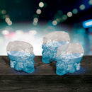 Conjunto de 3 Copos de Vidro em Forma de Caveira 80ml PickMeDeals